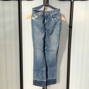 Hudson Jeans Zoeey MidRise Straight Released Hem